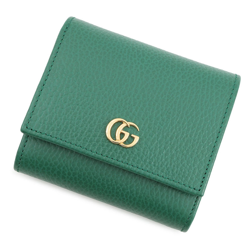 Gucci Bi fold Wallet Double G Leather